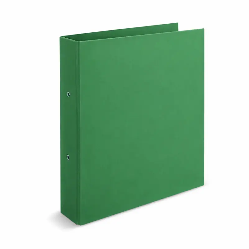 Carpeta 2 anillos 40 mm A4 forrada verde