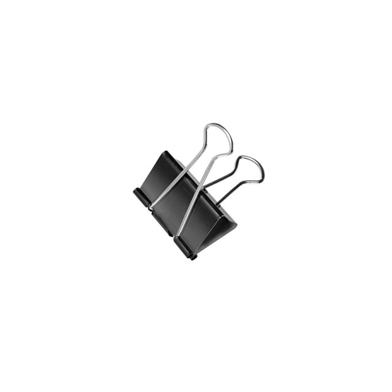 Aprieta papel negro, 50mm. pack de 12 unidades