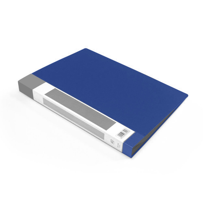 Carpeta A4 con 40 folios azul