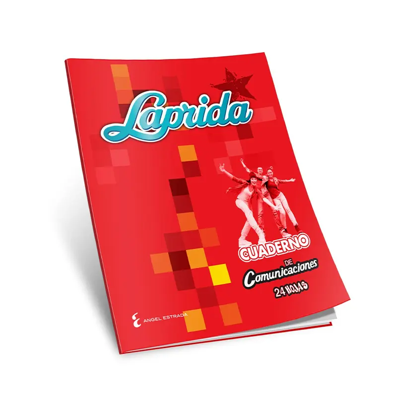 Cuaderno de Comunicaciones Laprida tapa flexible, 16x21cm.