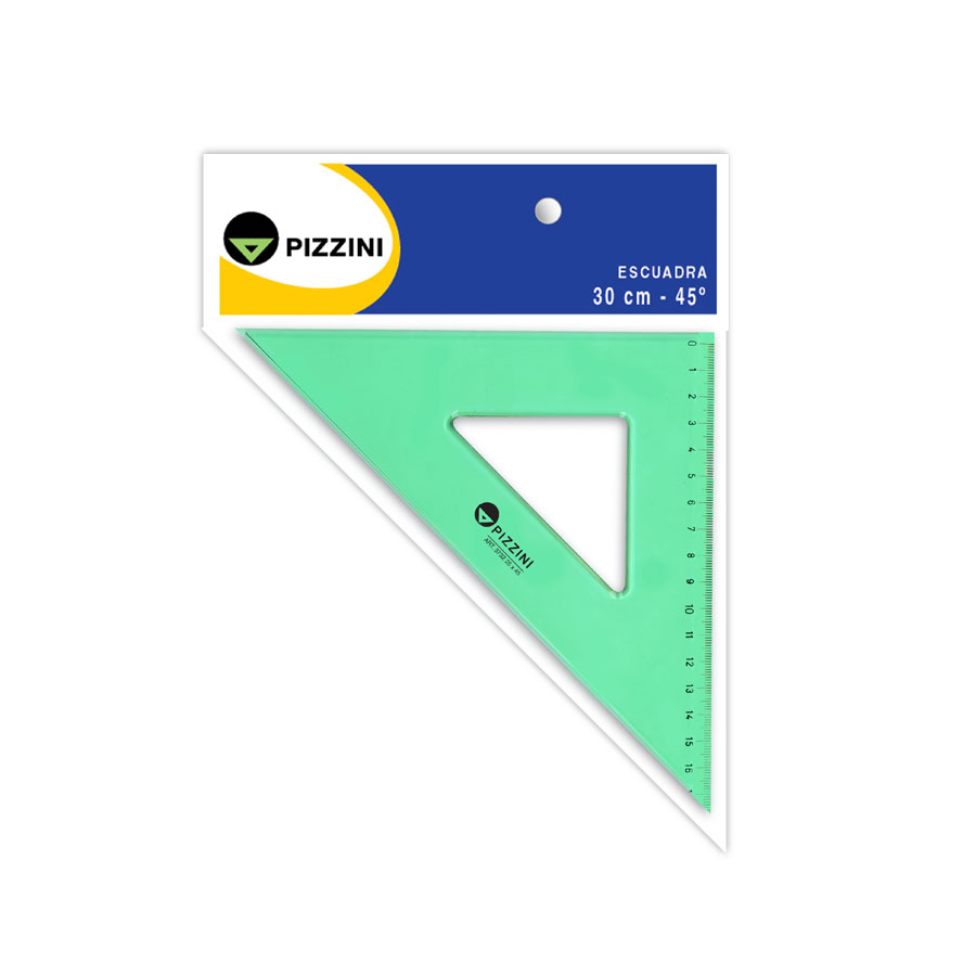 Escuadra Pizzini Estudio 3732 25cm./45cm.