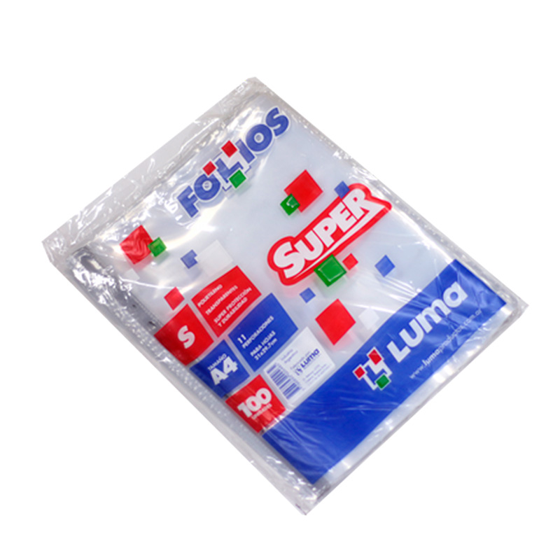 Folios A4 Pesado Luma pack x 100