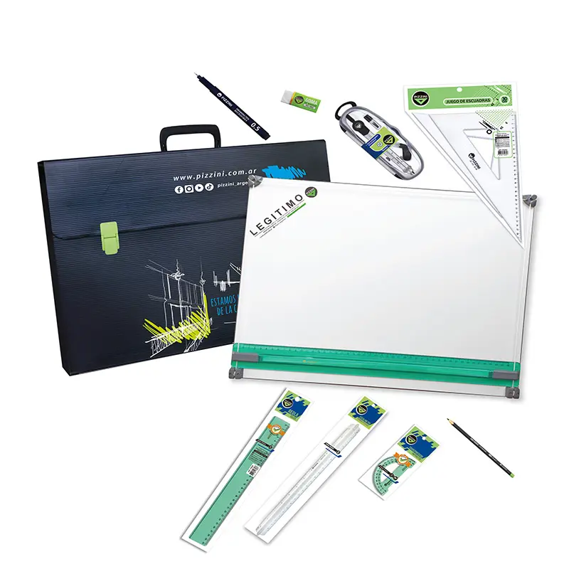 Kit para Dibujo Técnico Full Pizzini 7754F, 50 x 60cm.