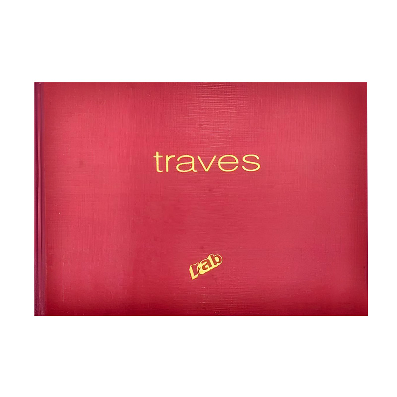 Libro Traves Rab 2 manos, apaisado, rayado, tapa dura, 40 x 27cm. 200 páginas