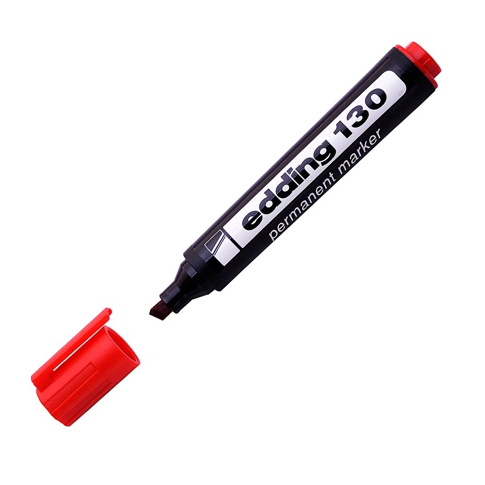 Marcador Permanente Edding 130 rojo