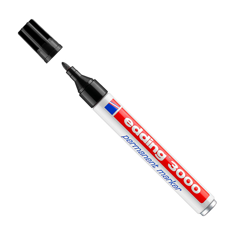 Marcador permanente Edding 3000 negro
