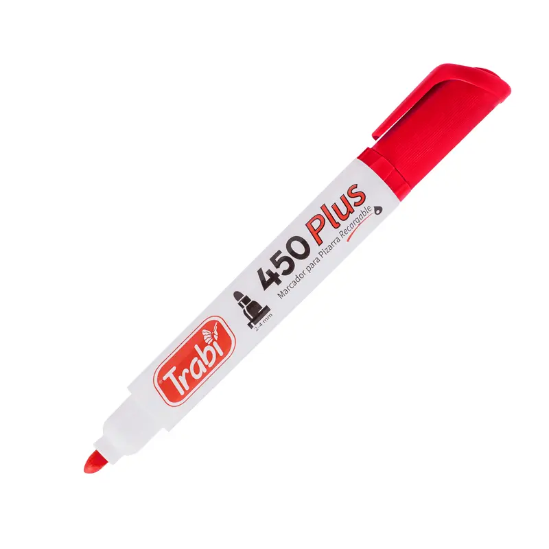 Marcador para pizarra Trabi 450 rojo