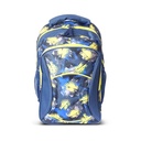 Mochila escolar RQ School 17" abstractos azul y amarillo