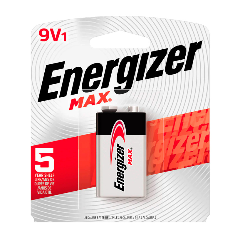 Pilas Energizer 9V, blister de 1 unidad