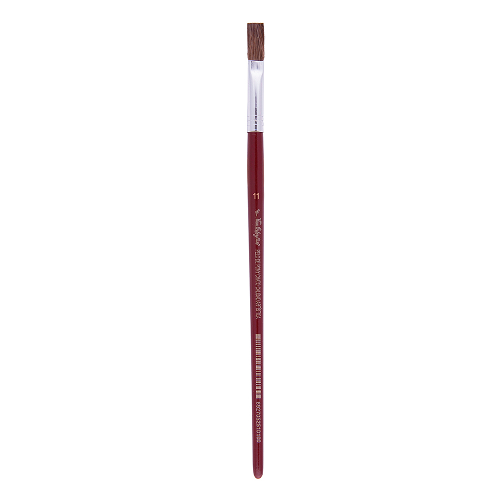 Pincel chato Van Orley N° 11, pack de 12 unidades