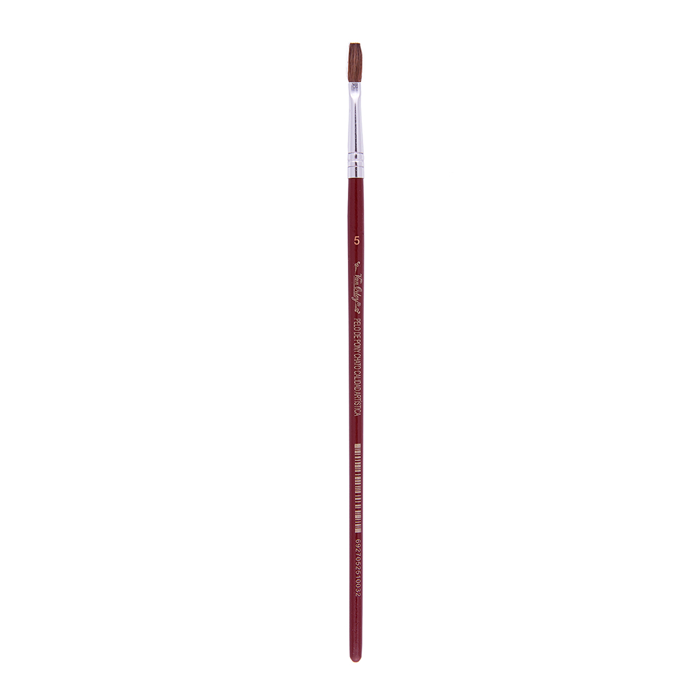 Pincel chato Van Orley N°  5, pack de 12 unidades