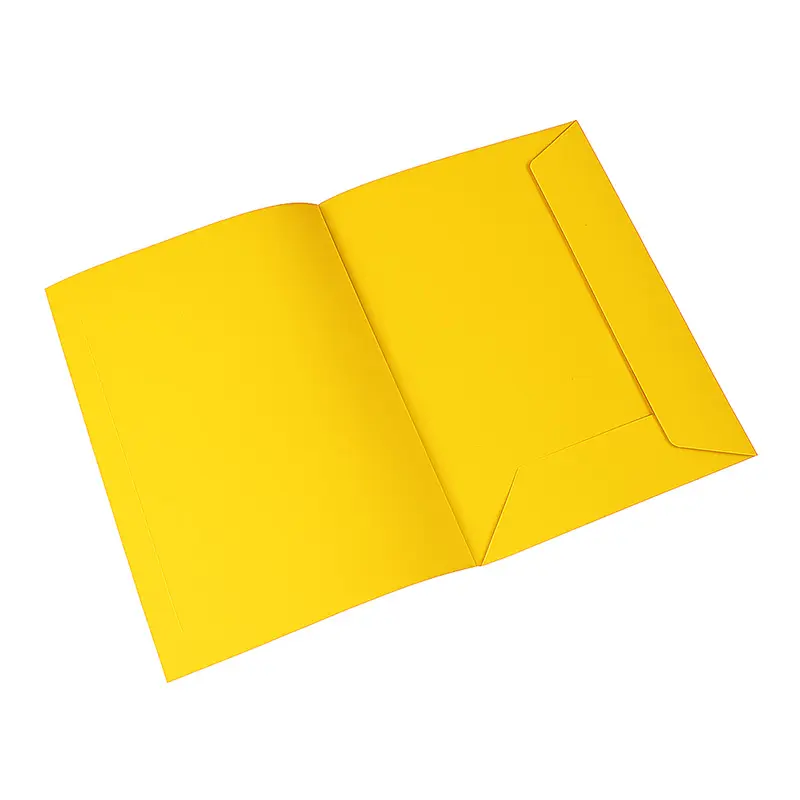 Carpeta Presentación de cartulina A4 amarilla