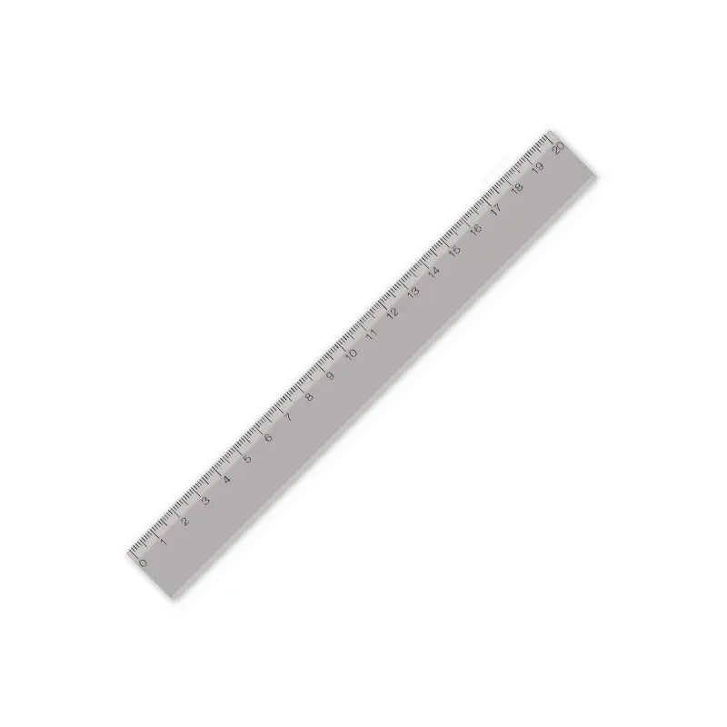 Regla escolar Pizzini 1702, 20cm.