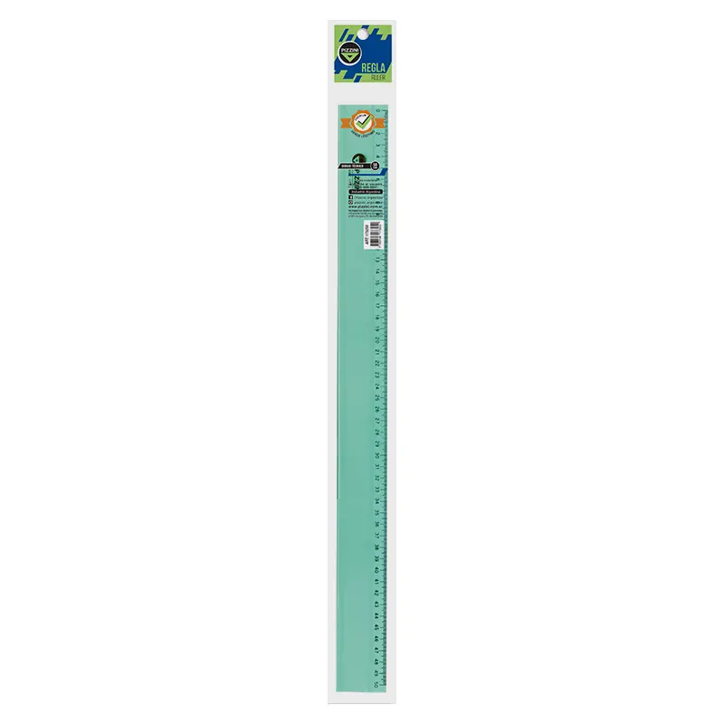 Regla acrílica Pizzini 1732, 50cm.