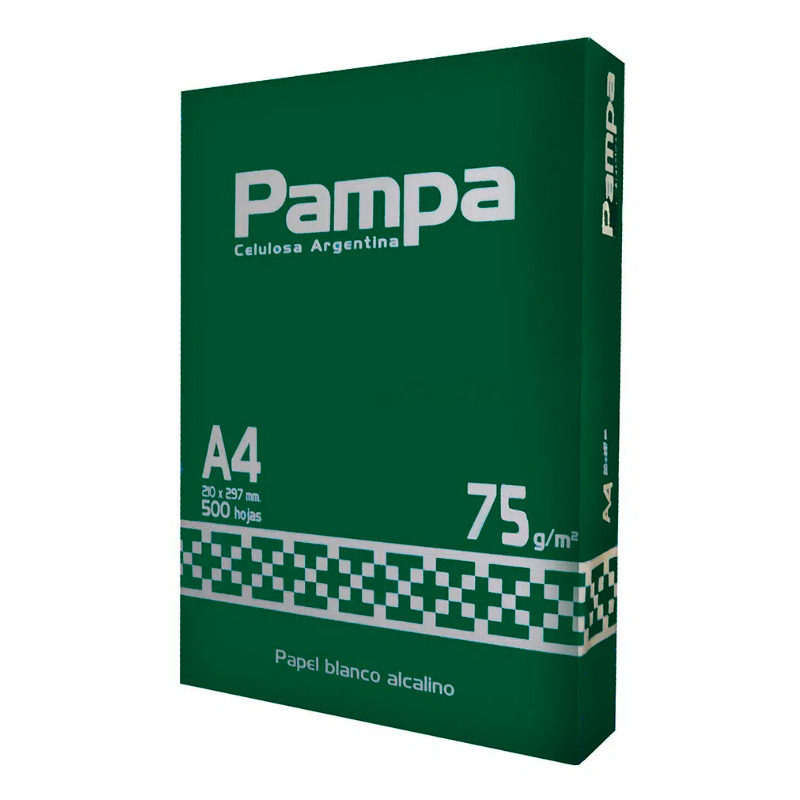 Resma Pampa A4, 75g.