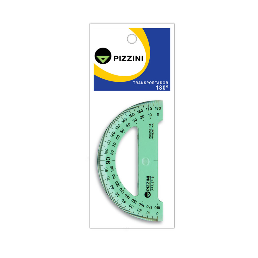 Transportador 180° Pizzini Estudio 6712