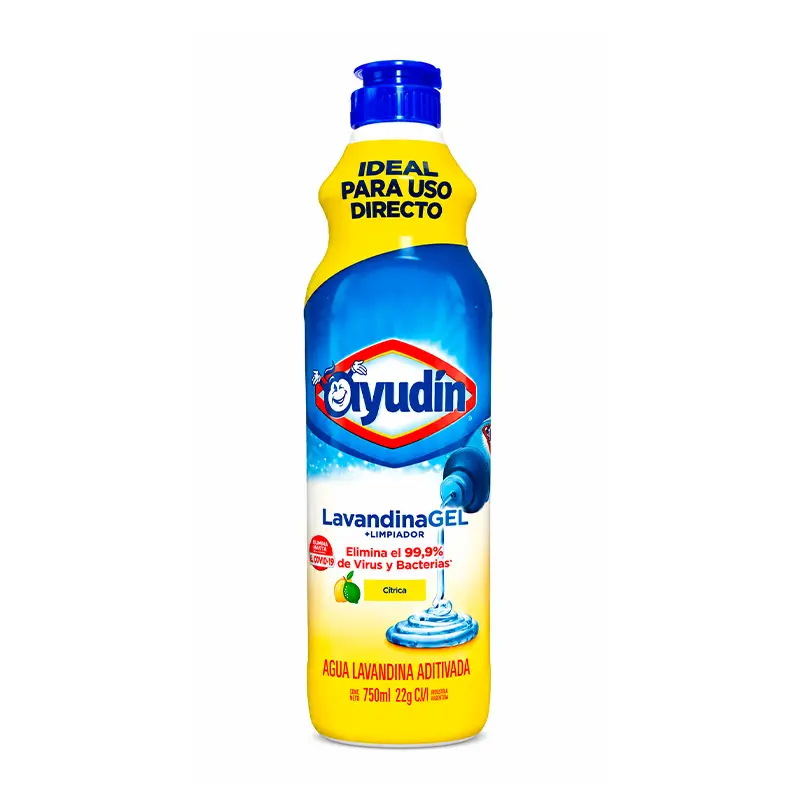 Limpiador Ayudin Gel, 750ml. 