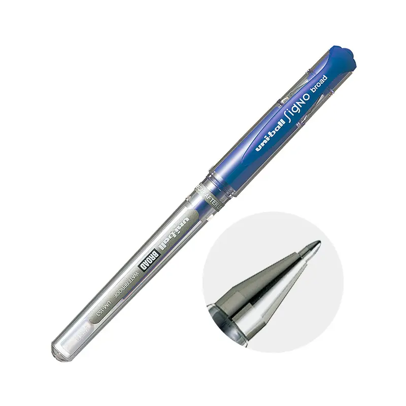 Roller Uni Ball Signo Broad UM-153 azul