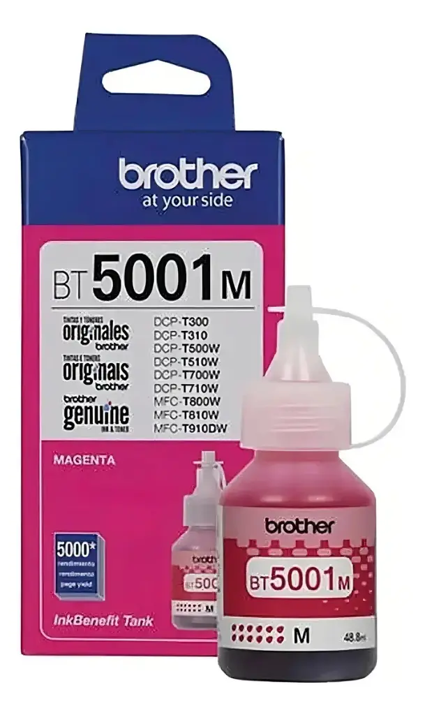 Botella Original Brother BT5001M Magenta