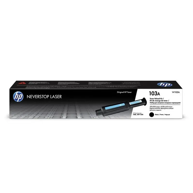 Toner Original HP 103A W1103A, Negro Kit Recarga