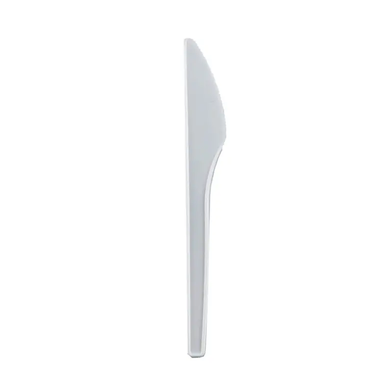 Cuchillo plástico blanco, pack de 1000 unidades