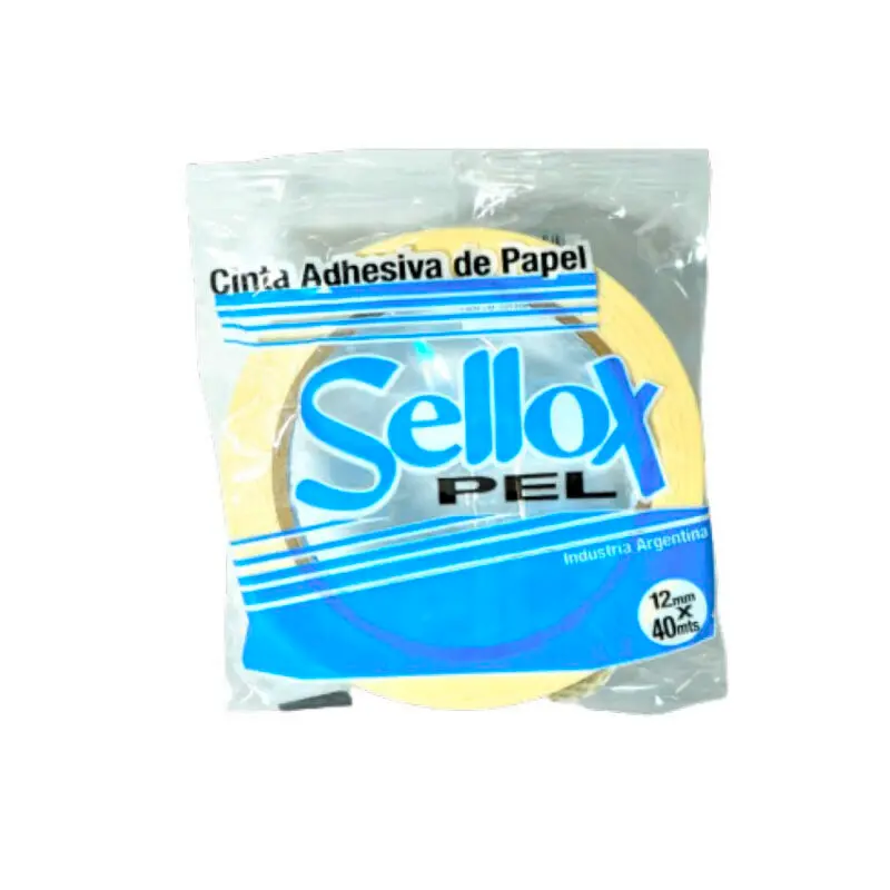Cinta de enmascarar Sellox, 12mm. x 40mts.