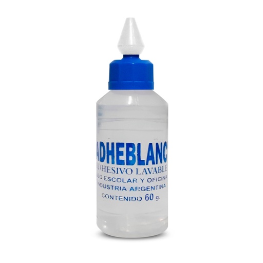 [ADHEBLANCS60] Adhesivo Sintético transparente Adheblanc, 60g.