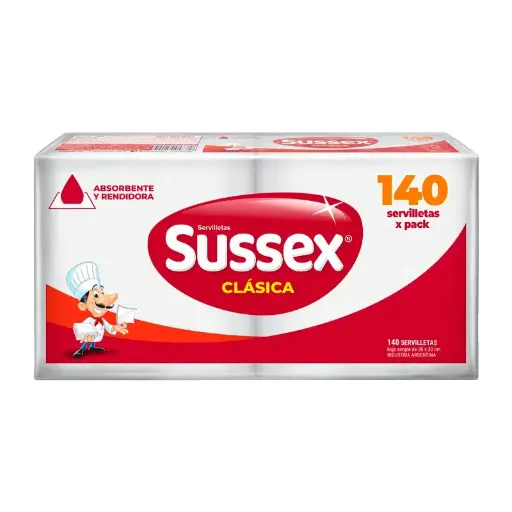 [SERVILL30X30] Servilletas blancas, 30 x 30cm. pack de 140 unidades