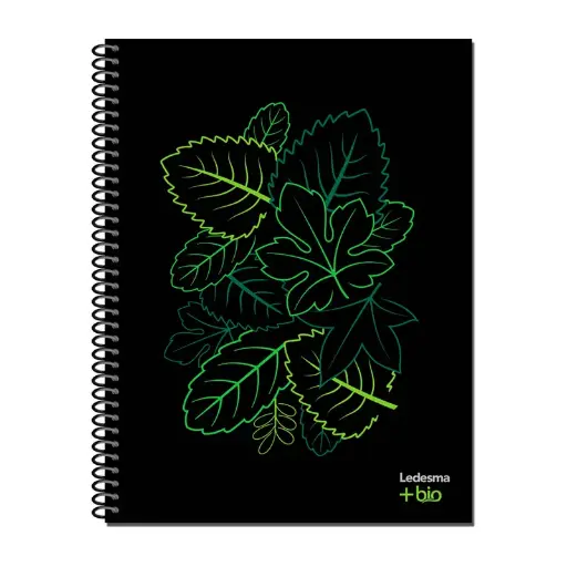 [MASBIO784RAY] Cuaderno +Bio espiralado polipropileno, 22x29 cm. 80 hojas rayadas