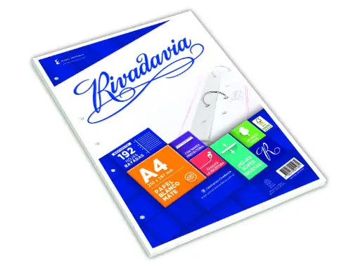 [RIVA4192RY] Repuesto Rivadavia Banda A4, 192 hojas rayadas