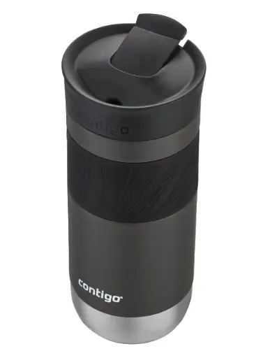 [CONTIGOHU473N] Vaso térmico Contigo Huron, negro licorice de 473ml. 