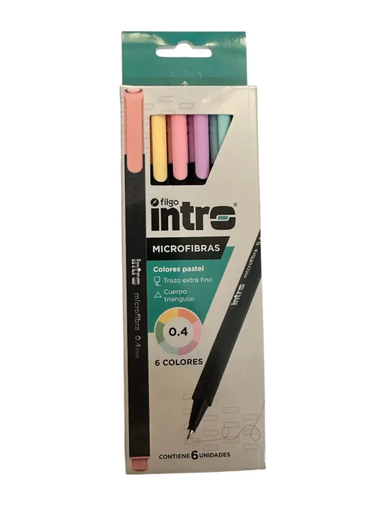 Microfibra Intro Pastel x6