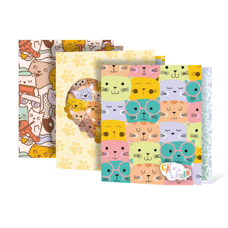 Carpeta 3 anillos 40 mm Rexon Cat World