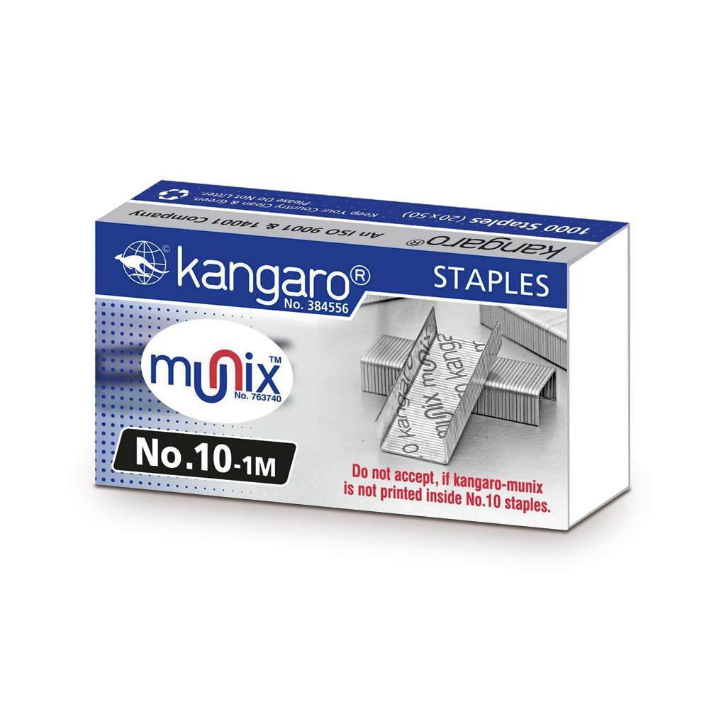 Broches Kangaro N°10/50, caja de 1000 unidades