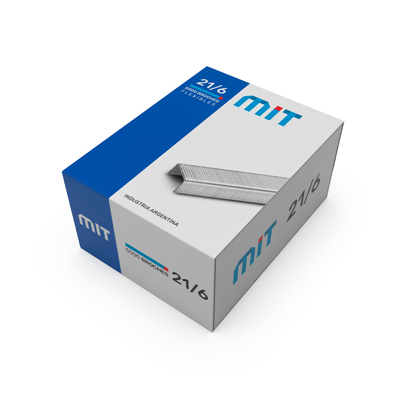 Broches Mit N°21/6, caja de 5000 unidades