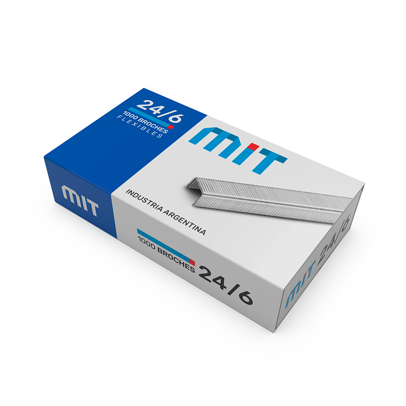 Broches Mit N°24/6, caja de 1000 unidades