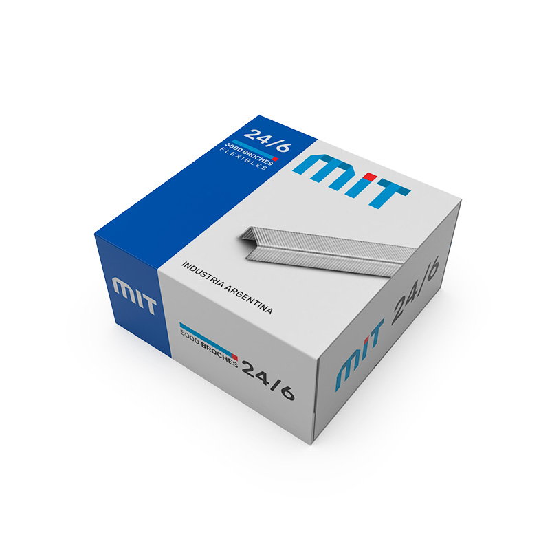 Broches Mit N°24/6, caja de 5000 unidades