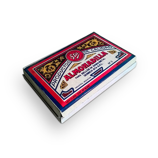 Almohadilla Señorita N°2, 70 x 110mm.