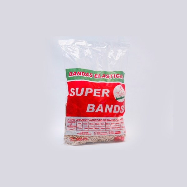 Bandas elásticas Superband de látex, bolsa de 500g. 0,5 X 130 80