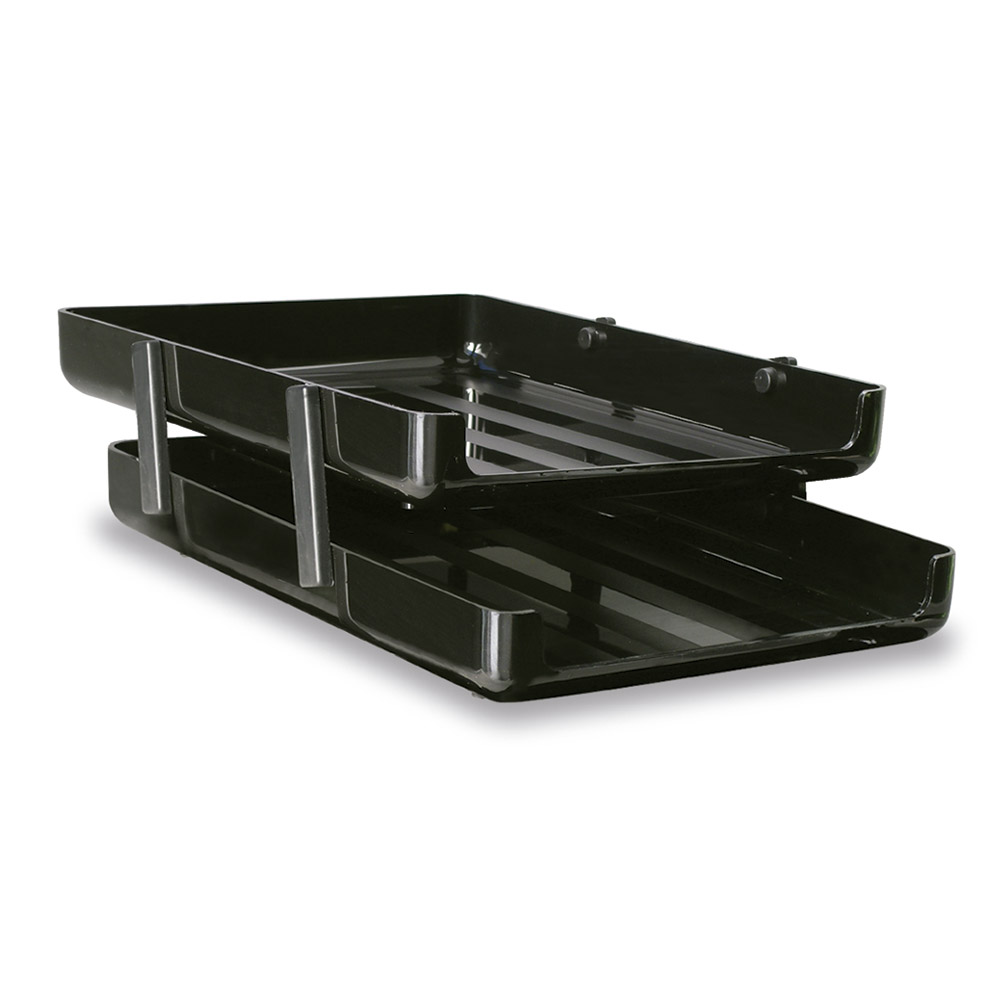 Bandeja de 2 pisos con bisagra Pizzini 420B, plástica