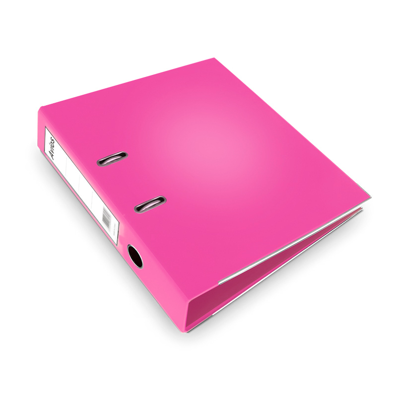 Bibliorato forrado Avíos A4, rosa