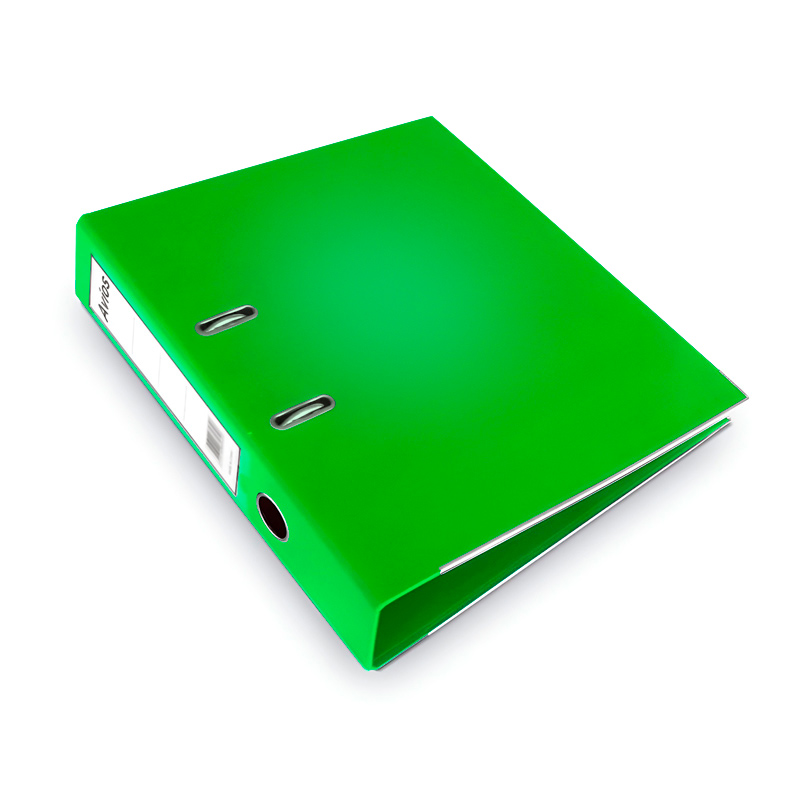 Bibliorato forrado Avíos A4, verde manzana