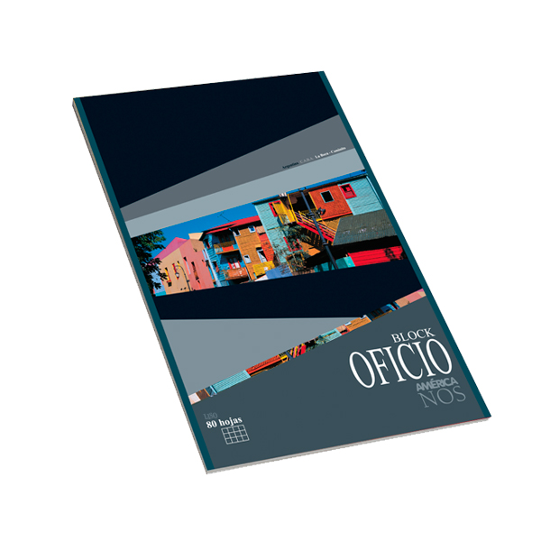 Block América Oficio, 80 hojas lisas