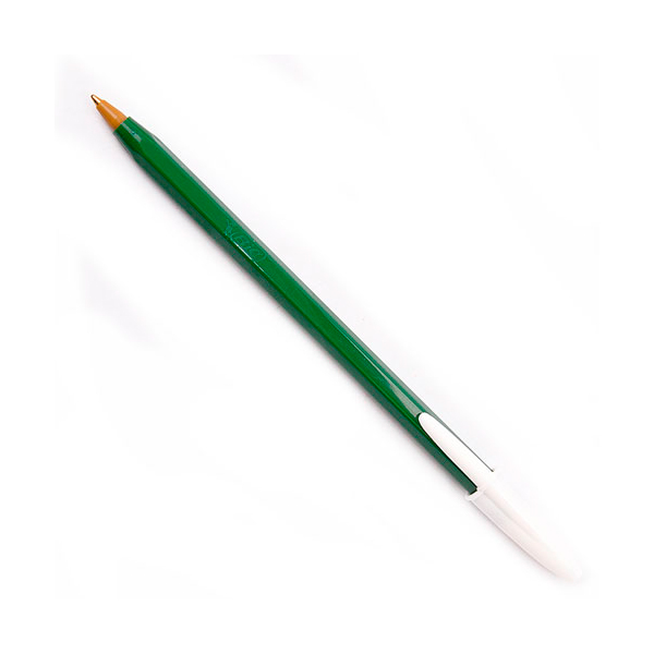 Bolígrafo Bic Opaco verde, unidad