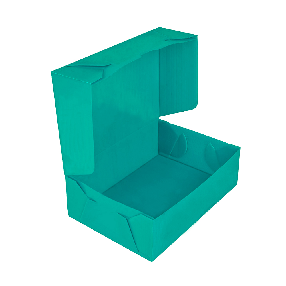 Caja Archivo plástica 12, verde Oficio, 36 x 25 x 12cm. 400g.