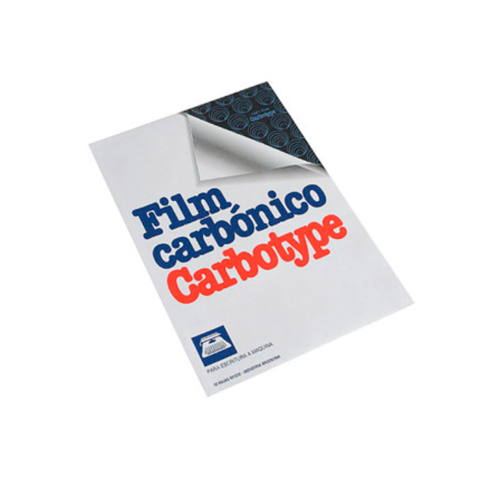 Film carbónico Carbotype azul, 10 hojas