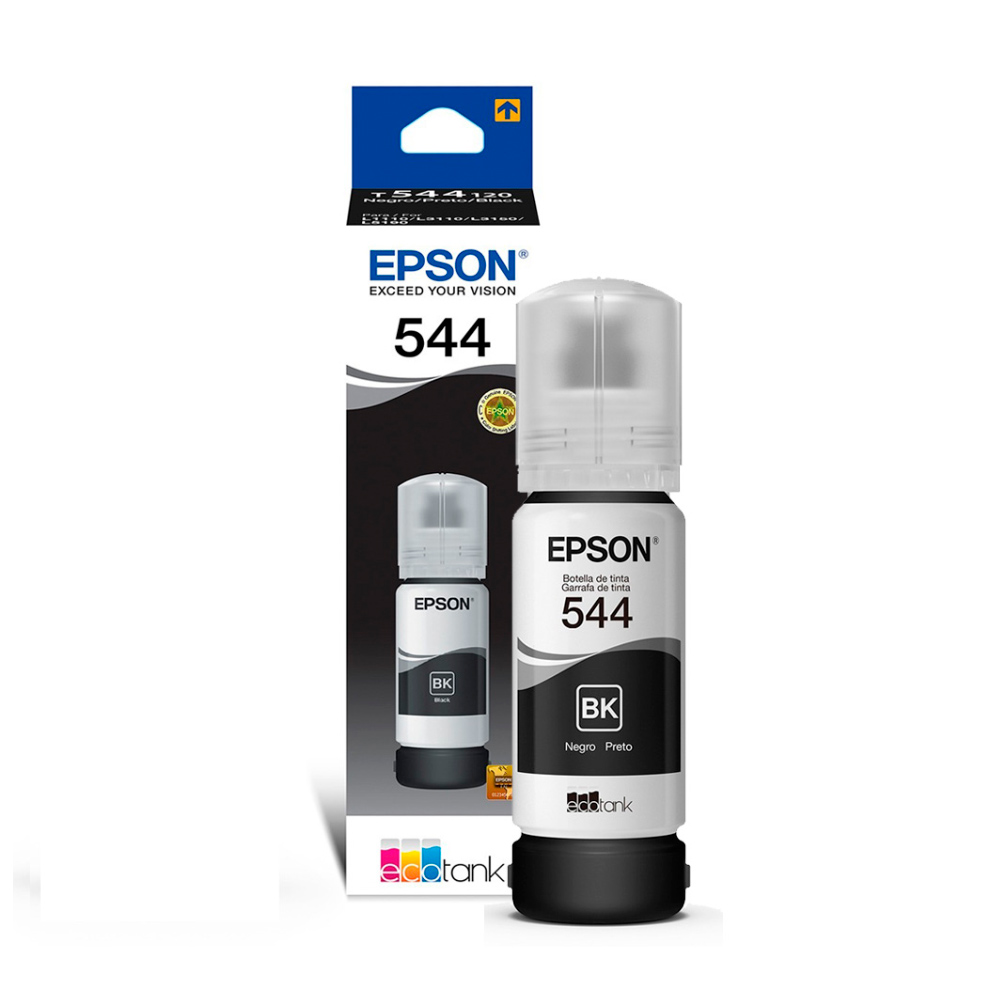 Botella de tinta Epson T544 T544120-AL negro