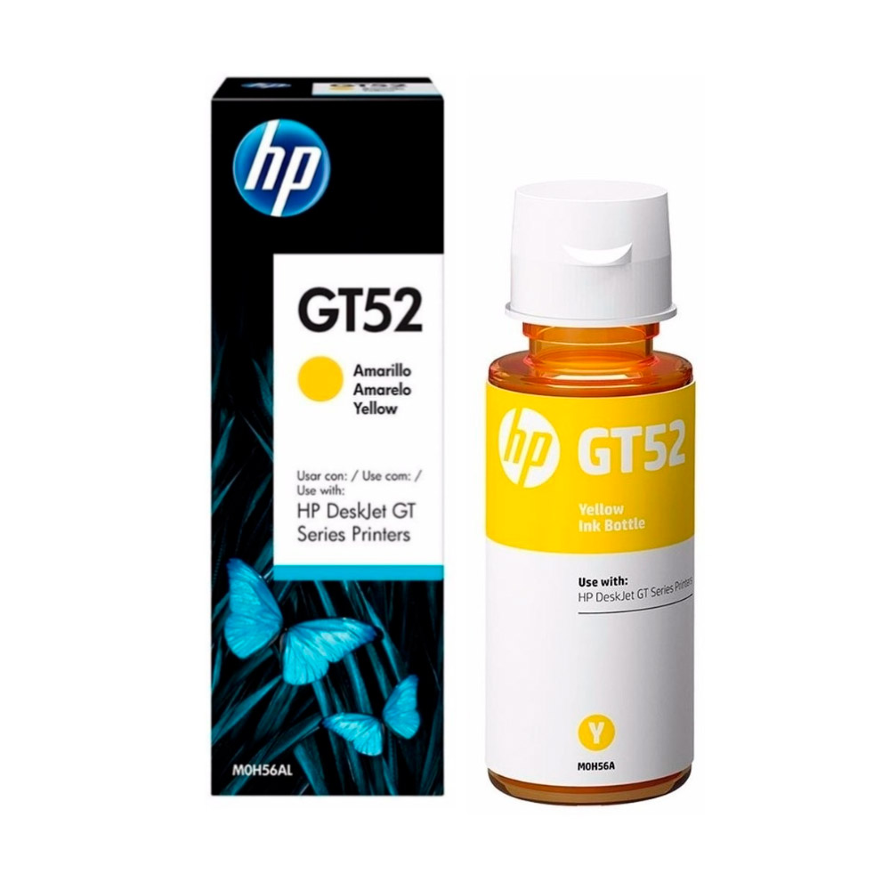 Botella de tinta Original HP GT52 M0H56AL amarillo