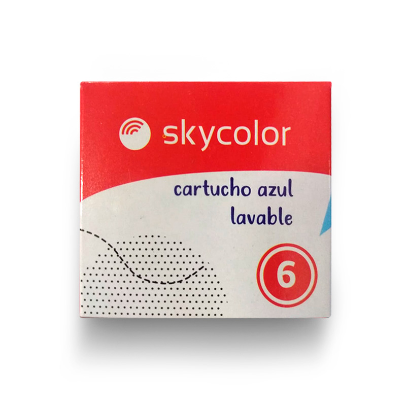 Cartuchos Europeo Skycolor Azul
