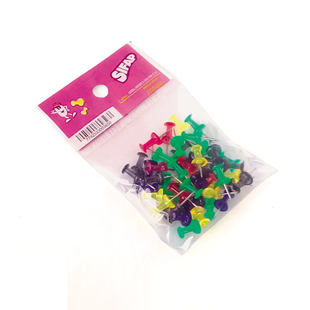 Chinches Señalador Galera Sifap, bolsa de 50 unidades